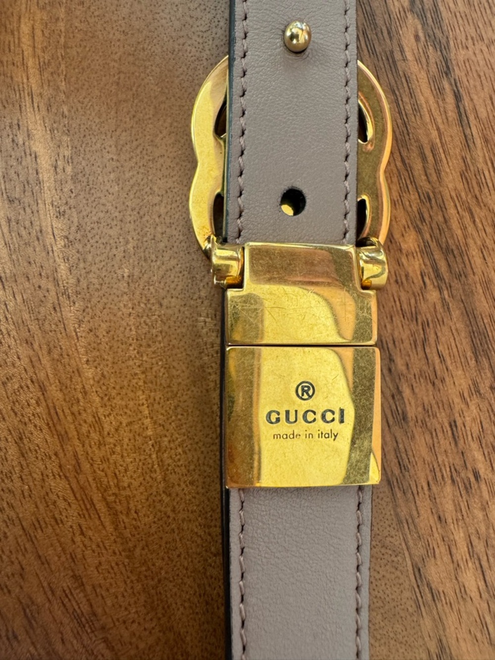 Gucci Marmont Reversible GG logo Black Leather Belt size 44 100cm - Picture 5 of 12
